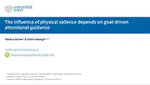 The influence of physical salience depends on goal-driven attentional guidance